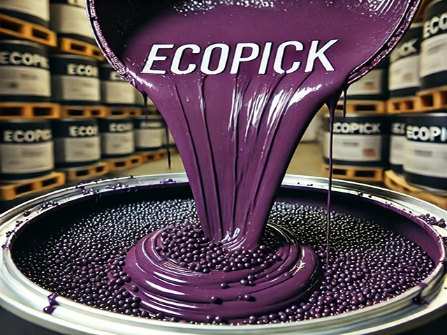 Sơn sân pickleball ECOPICK 9 lớp hạt cao su 1mm